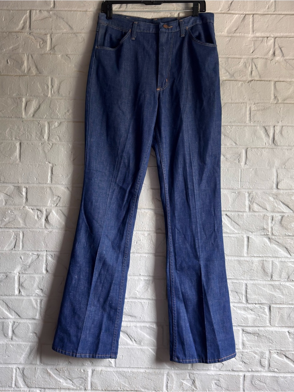 Vintage Wrangler 938 Bootcut Flare Jeans 32x34 Dark Wash Clean Made in USA